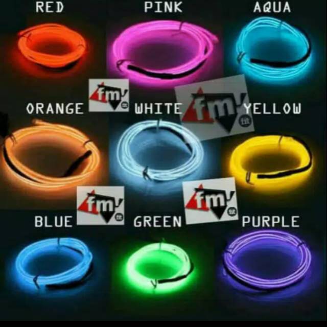 El wire led plus head connector ( hanya el wire saja tanpa inverter )