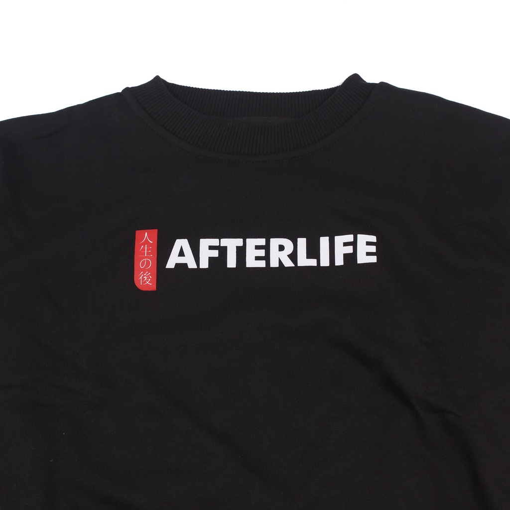 AFTERLIFE - CrewNeck Butterfly Life Black