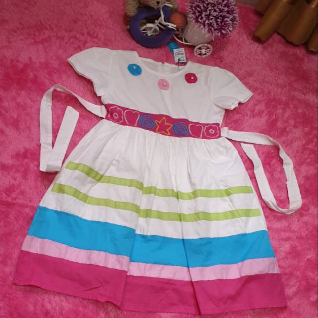 Dress Anak Cantik size-5 KidzToo Katun Teballl
