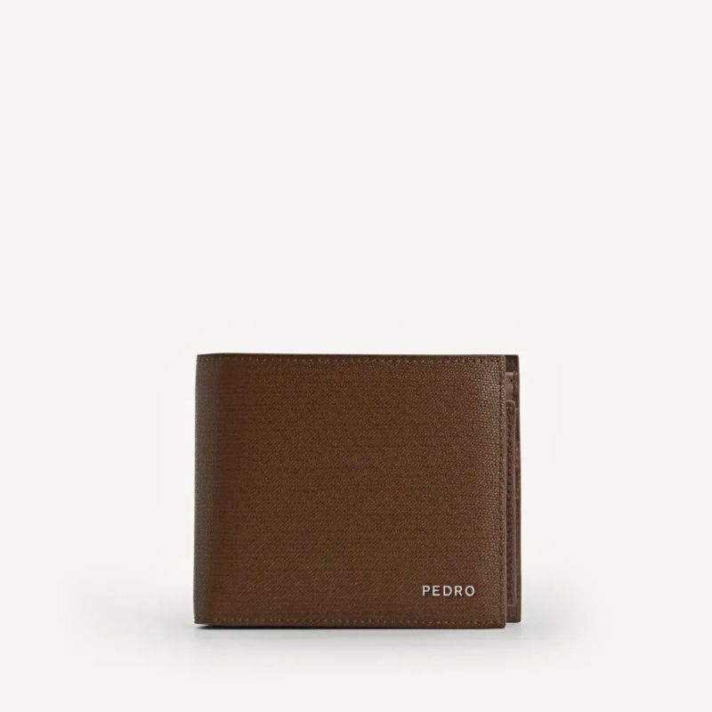 12.12 SALE | PDRO Men Full-Grain Leather Wallet with Insert / PDRO Man Full-Grain Long Leather Wallet