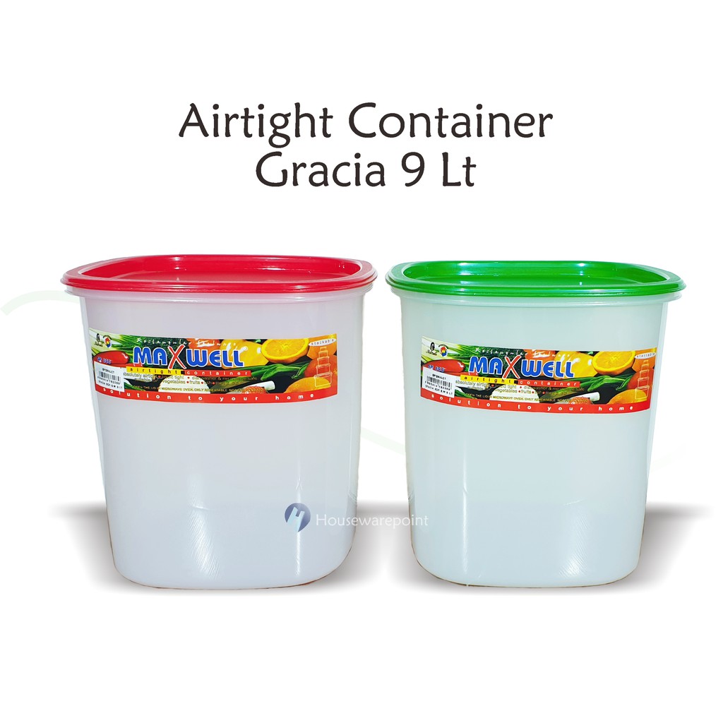 1 pcs Toples Gracia 9 Liter/Toples plastik/ Toples kedap udara/ Toples kerupuk/Toples premium (GRACI