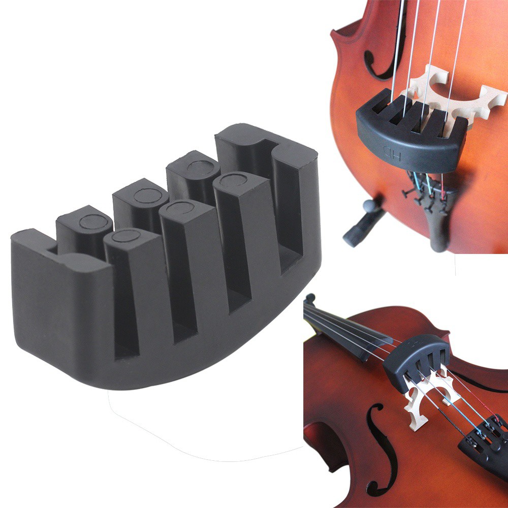 4 / 4 Cello 5 Cakar Karet Mute Untuk Kontrol Volume