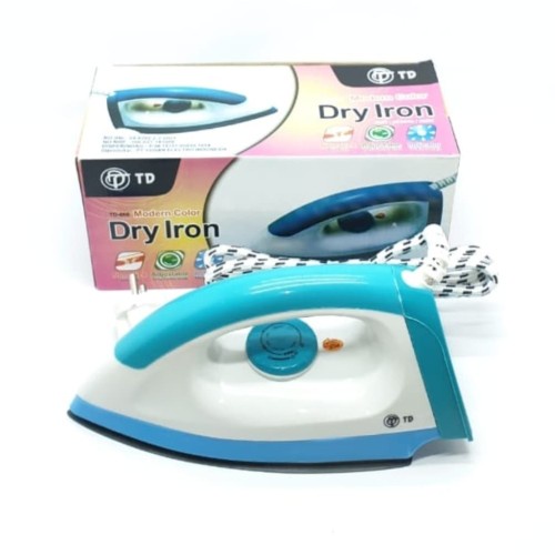 TD TD-666 Setrika Listrik Dry Iron - Anti Lengket