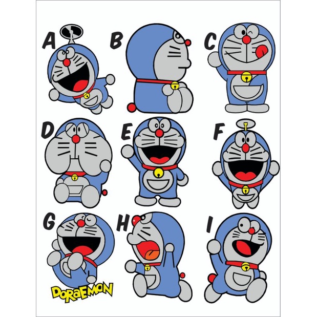 Sticker DORAEMON CUTTING