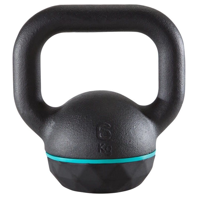 DOMYOS Kettlebell Alat Angkat Beban Pilates Gym Fitess Berat 6 kg