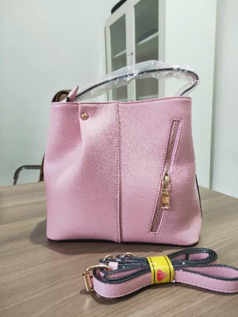 (COD) kualitas bagus tas wanita import selempang fashion bahan kulit pu handbag murah