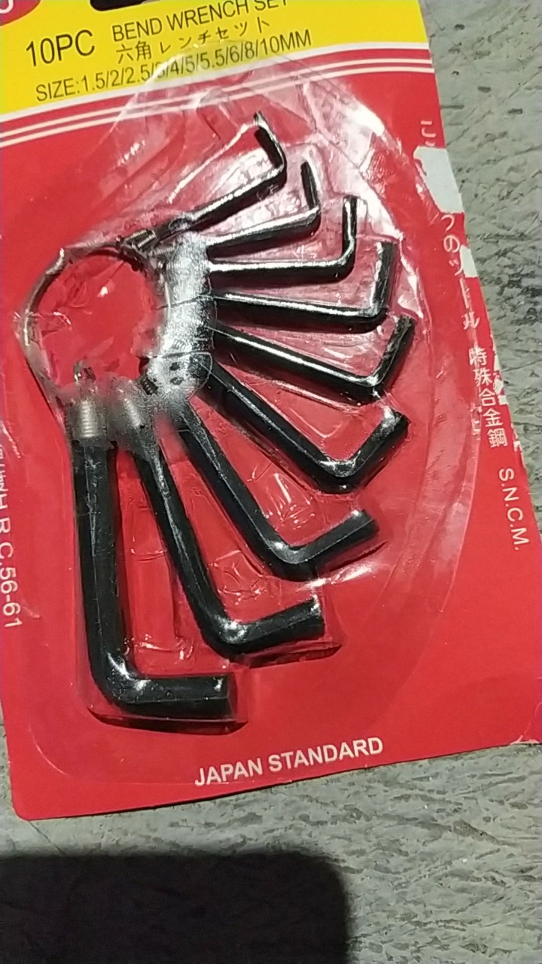 Kunci L Set 10 Pcs-vico