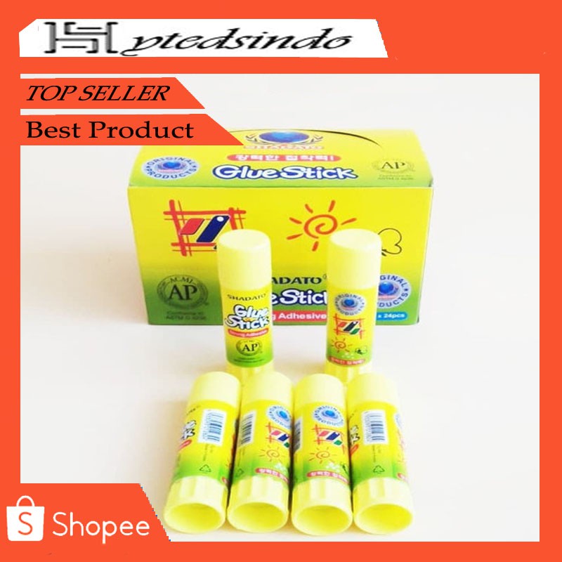 

Glue Stick / Lem Kertas Putar 25 Gram 1 Pack/Dus (24 Pcs) SHADATO