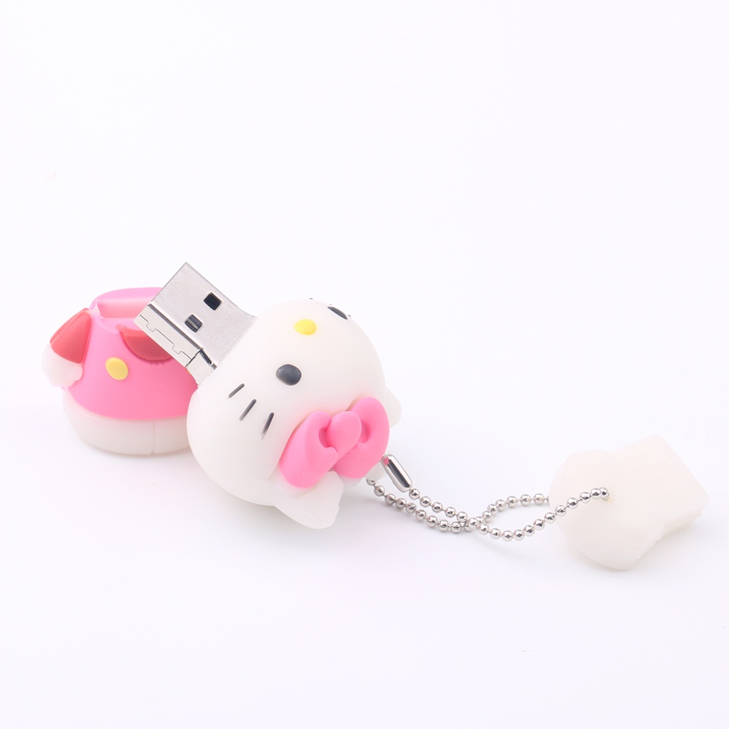 Usb Flash Drive Portable High Speed Desain Hello Kitty Kapasitas 8GB / 16GB / 32GB / 64GB / 128GB