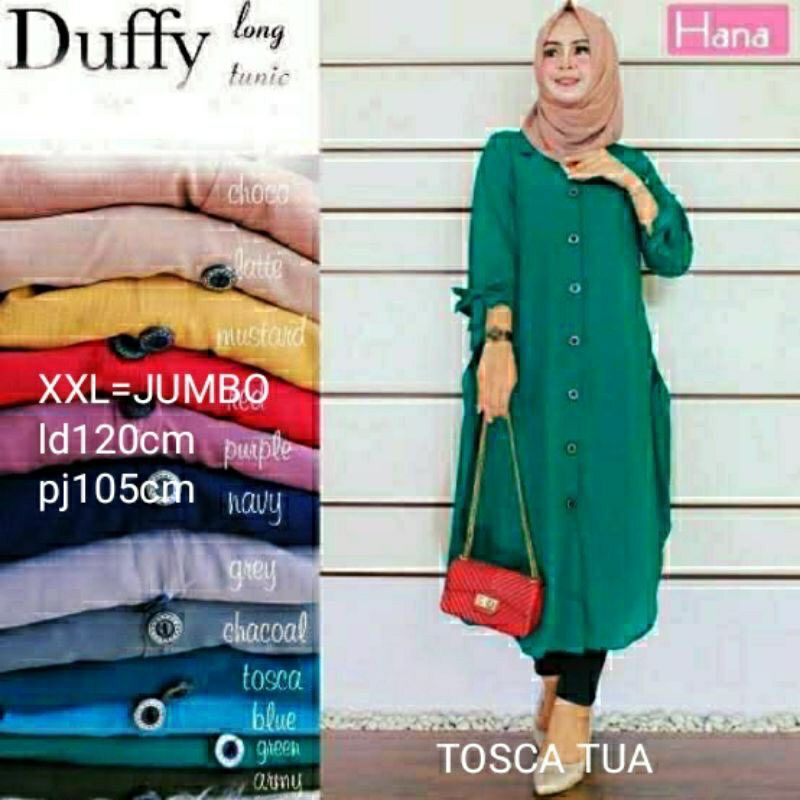 DUFFY TUNIK JUMBO/PAKAIAN MUSLIM