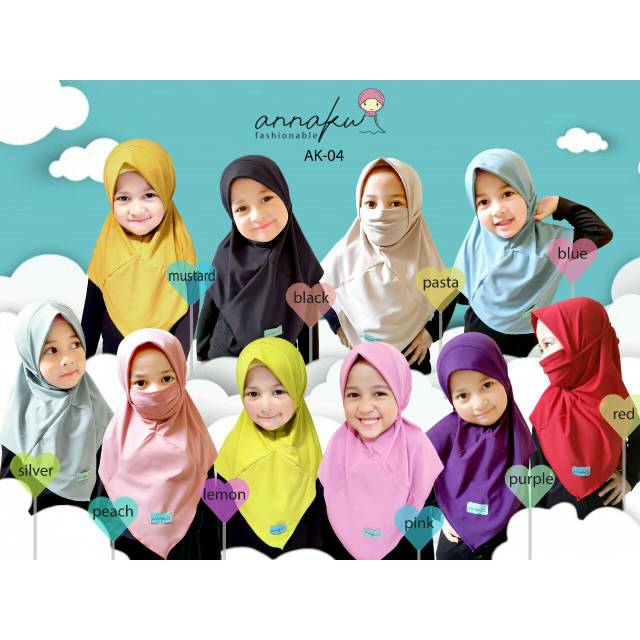 JILBAB ANAK ANNAKU AK-04/JILBAB ANAK ENDOMODA AK-04