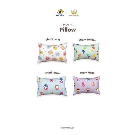 Hikarusa Baby Shark Pillow Bolster XL bantal guling hikarusa baby shark jumbo