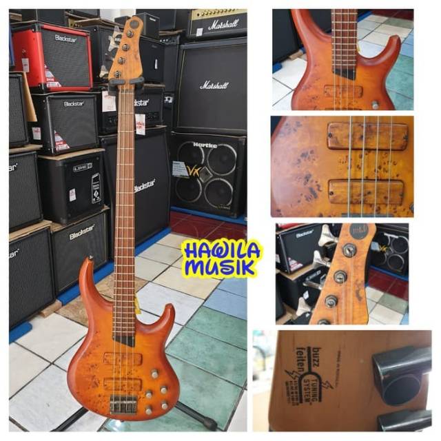 Gitar Bass Active Aktif MTD Original Made in Indonesia 4 String