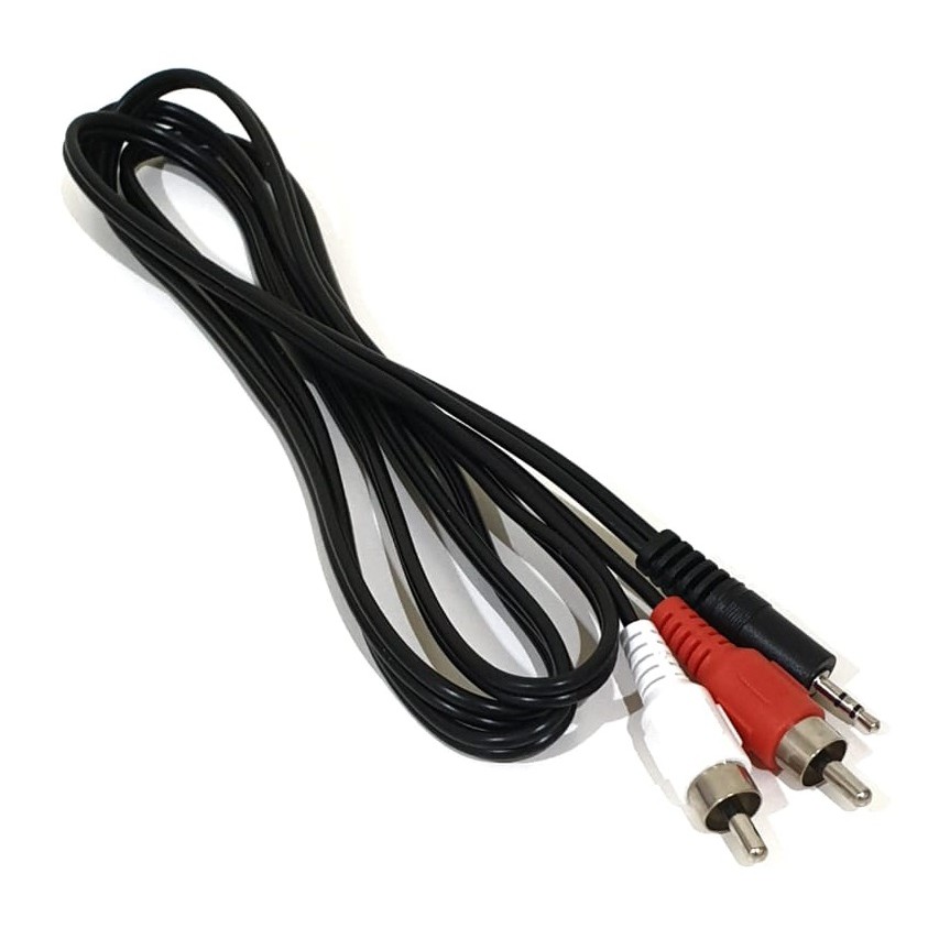 Kabel AV to Aux 2.5 RCA AV male to AUX 2.5 male AUX AV RCA