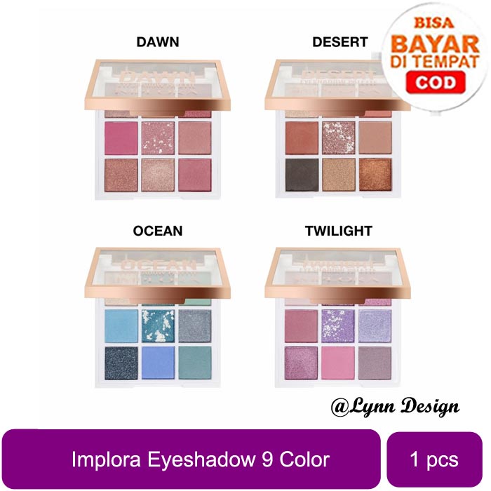 IMPLORA Eyeshadow Palette | Dawn | Desert | Ocean | Twilight_Cerianti