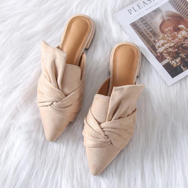 Sepatudari Karin Flatshoes wanita sepatu balet mules pita nyaman dipakai KR-FS0022