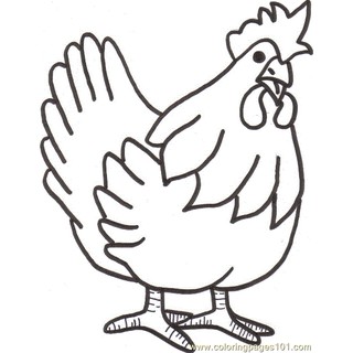 9900 Gambar Binatang Ayam Untuk Diwarnai Terbaik