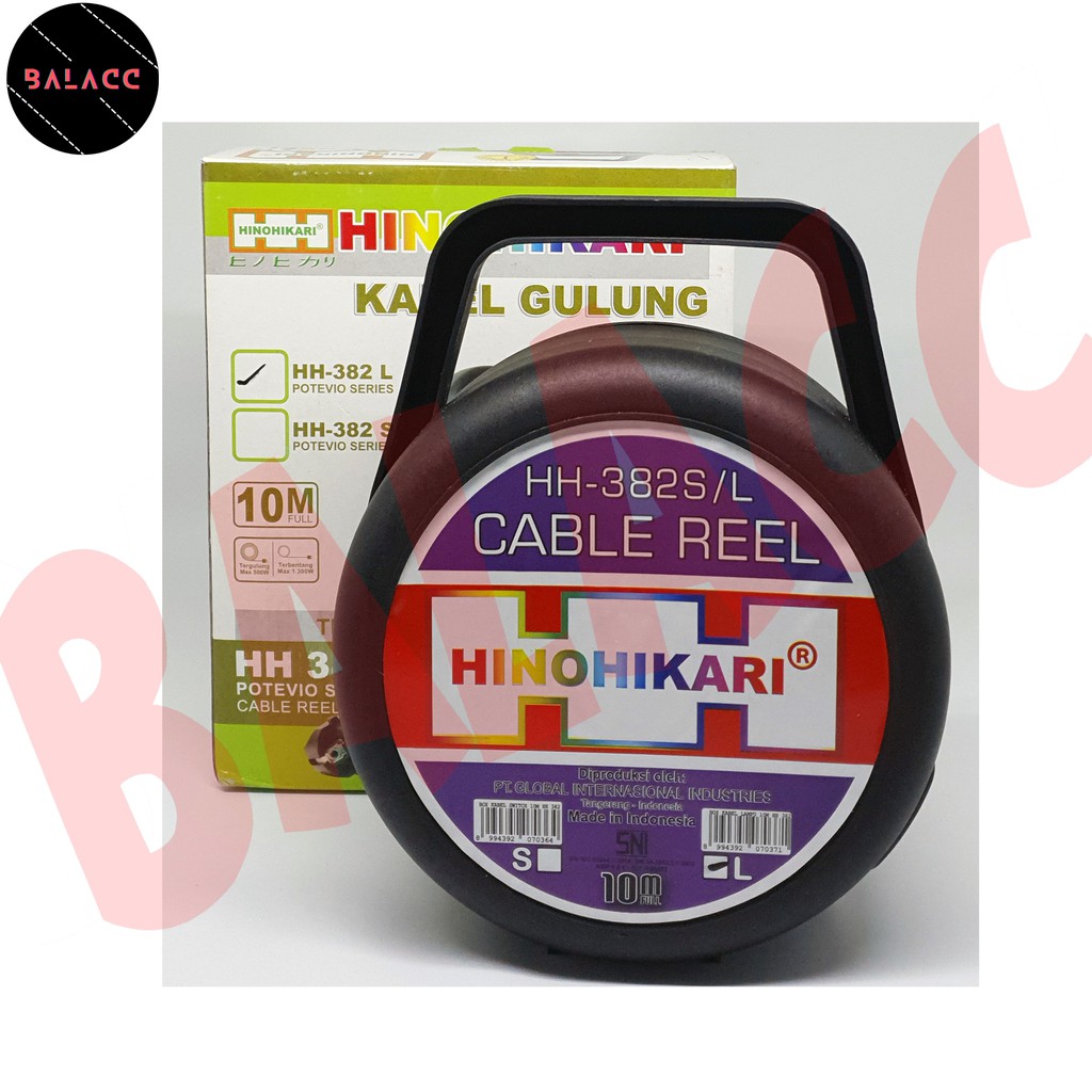 Kabel Roll 10 Meter Hinohikari 382L / Kabel Gulung HINOHIKARI 10M - HH 382L