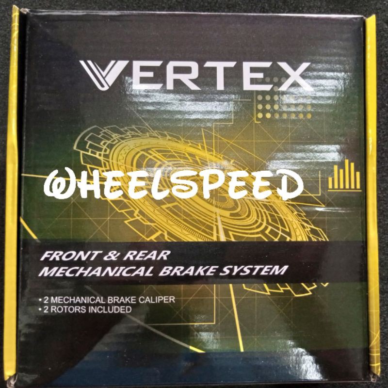 BRAKESET MEKANIK VERTEX - REM MEKANIK SEPEDA VERTEX | REM SEPEDA