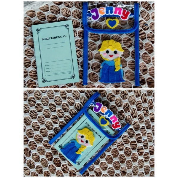 

Sampul Buku Tabungan/Cover Buku Tabungan Karakter Princess Custom Nama