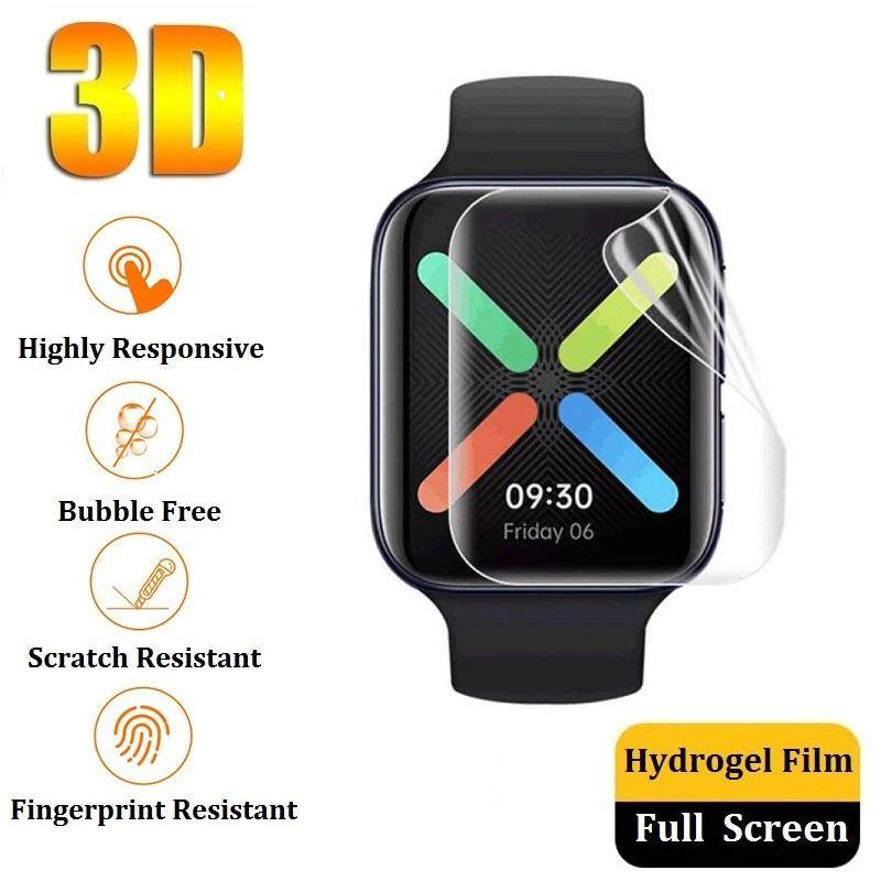 Film Pelindung Layar Hydrogel 46mm 41mm Untuk OPPO Watch Free 2