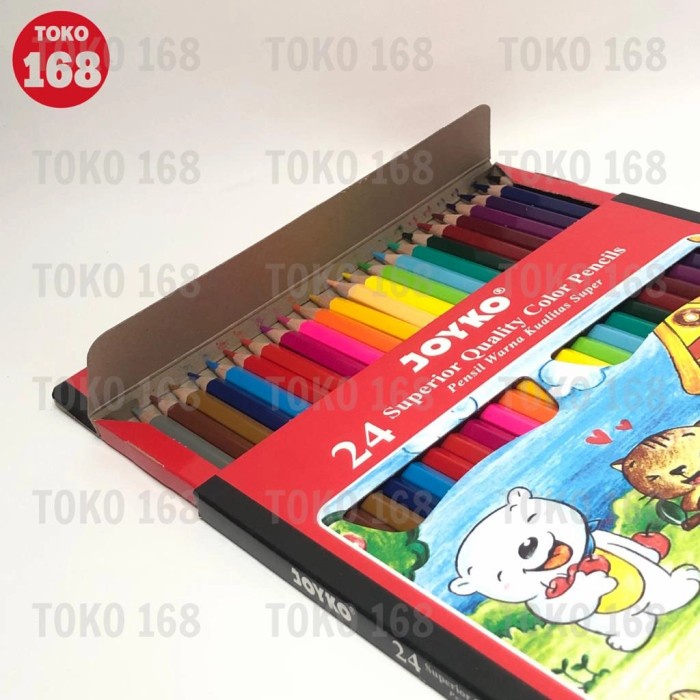 

JOYKO Color Pencils 24 Colors / Pensil Warna 24 Warna CP-24PB (SET)