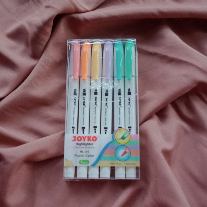 

Highlighter Penanda Joyko 1 Set 6 Warna