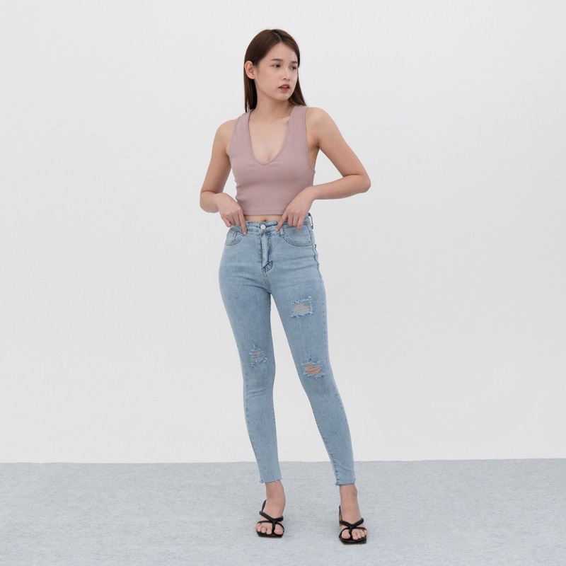 VIERLIN - Jeans 2035 - HIGHWAIST SKINNY JEANS WANITA