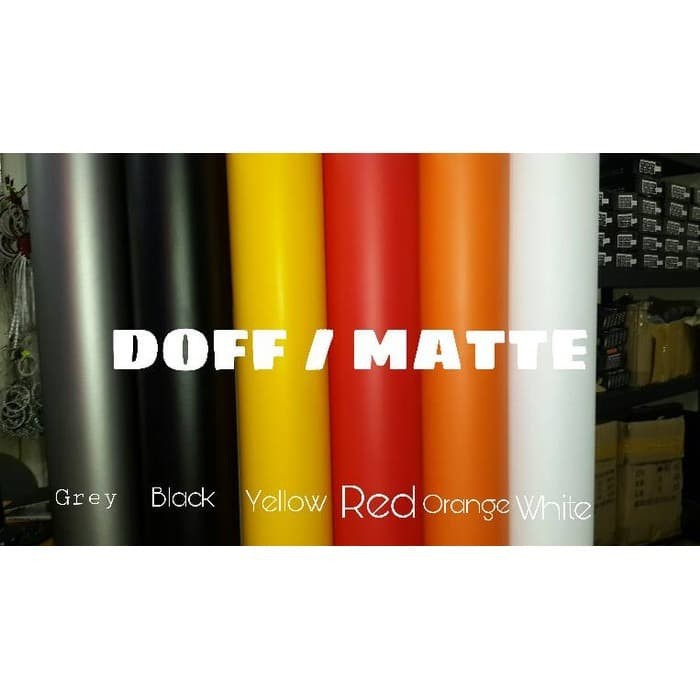 STICKER STIKER DOFF MATE GRADE A++