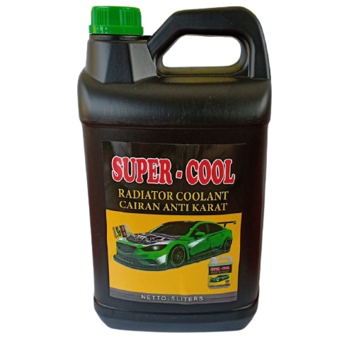 Jual Air Radiator Coolant Warna Hijau Super Cool 5 Liter Galon | Shopee ...