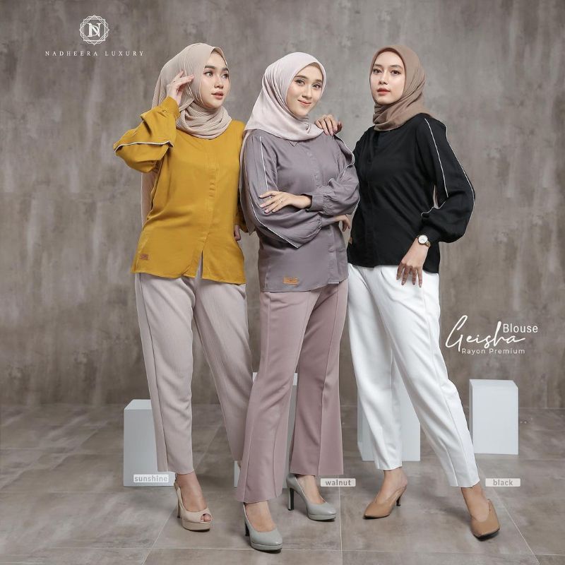 GEISHA BLOUSE || BY NADHEERA LUXURY || RAYON PREMIUM || BLOUSE VIRAL