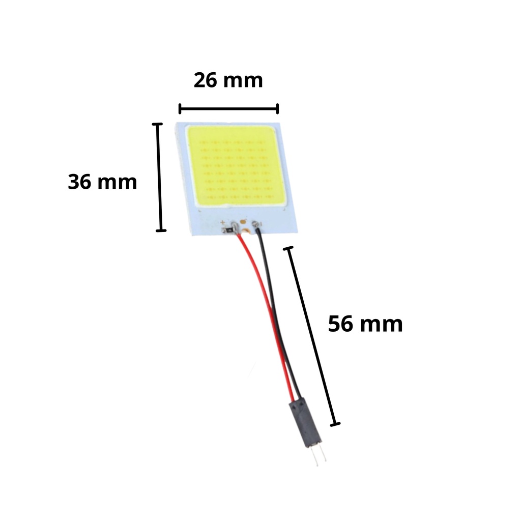 LAMPU LED KABIN PLAFON FESTOON COB PLASMA 24 TITIK TERANG UNIVERSAL HIGH QUALITY