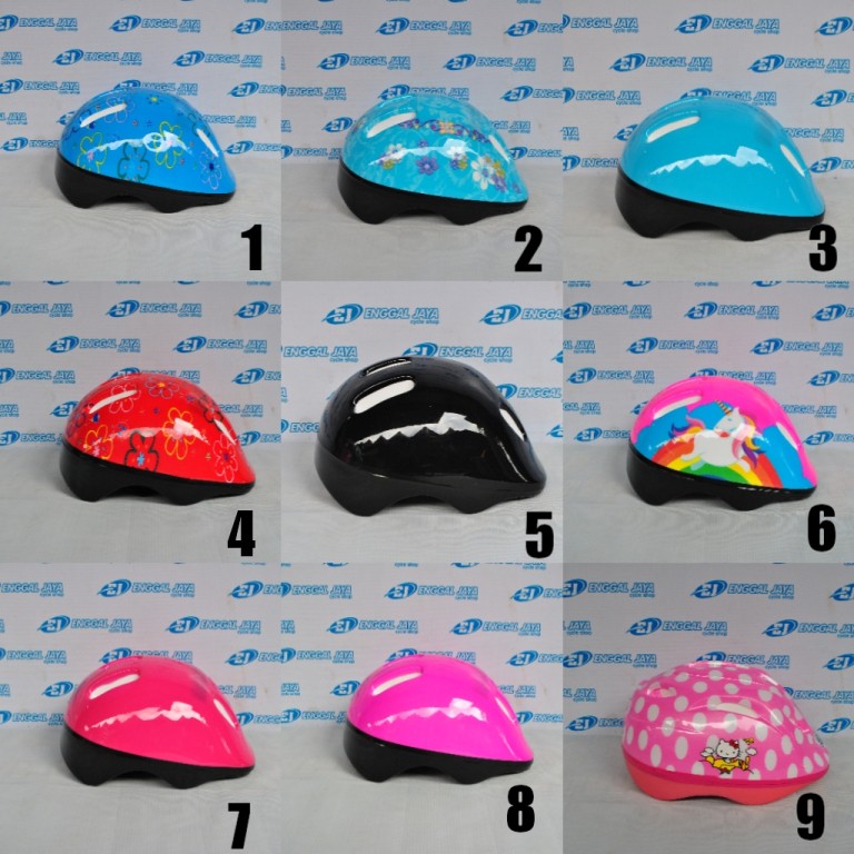 Helm Sepeda Anak Platinum Kwalitas Bagus - Helm Anak Perempuan Pushbike Skate board Rafting Flying F