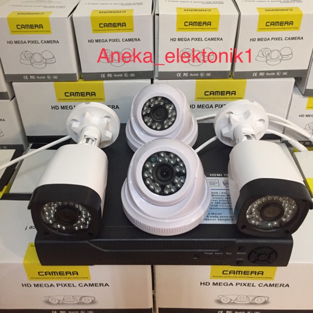 PAKET KAMERA CCTV AHD 4MP SONY EXMOR FULL HD 4 CAMERA