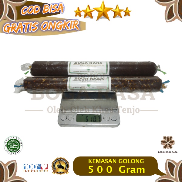 

DODOL BOGA RASA 500 GR Golong Halal MUI Asli Oleh-oleh Khas Tenjo Boga rasa 500gr