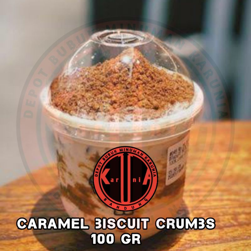 Topping Black Cookie Crumb Crumble 100 gram / Remahan Biskuit untuk Topping Minuman