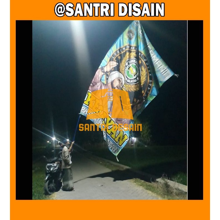 CETAK BENDERA BESAR // GIANT FLAG MURAH UKURAN 4x5