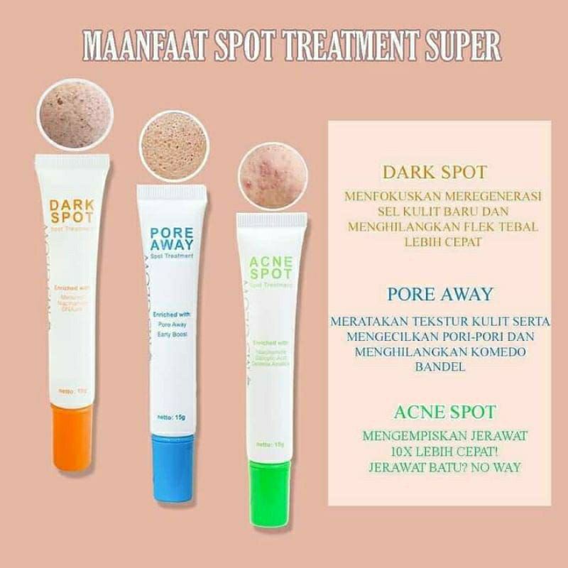 MS GLOW DARK SPOT/ACNE SPOT/PORE AWAY ORIGINAL 100%