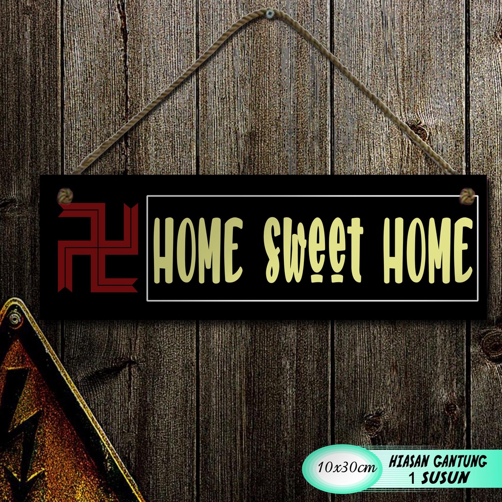 Hiasan pintu pajangan pintu HOME sweet HOME ANIME TOKYO REVENGERS shabby walldecor poster kayu