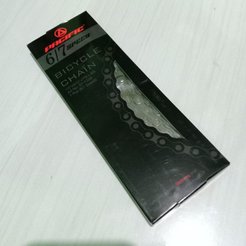 Rantai Sepeda  6speed 7Speed - Rante Sepeda Pacific MTB Federal Lipat Universal