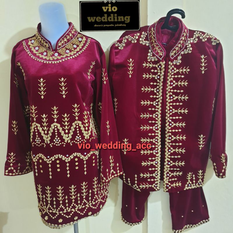 READY baju pengantin bludru MODERN PAYET