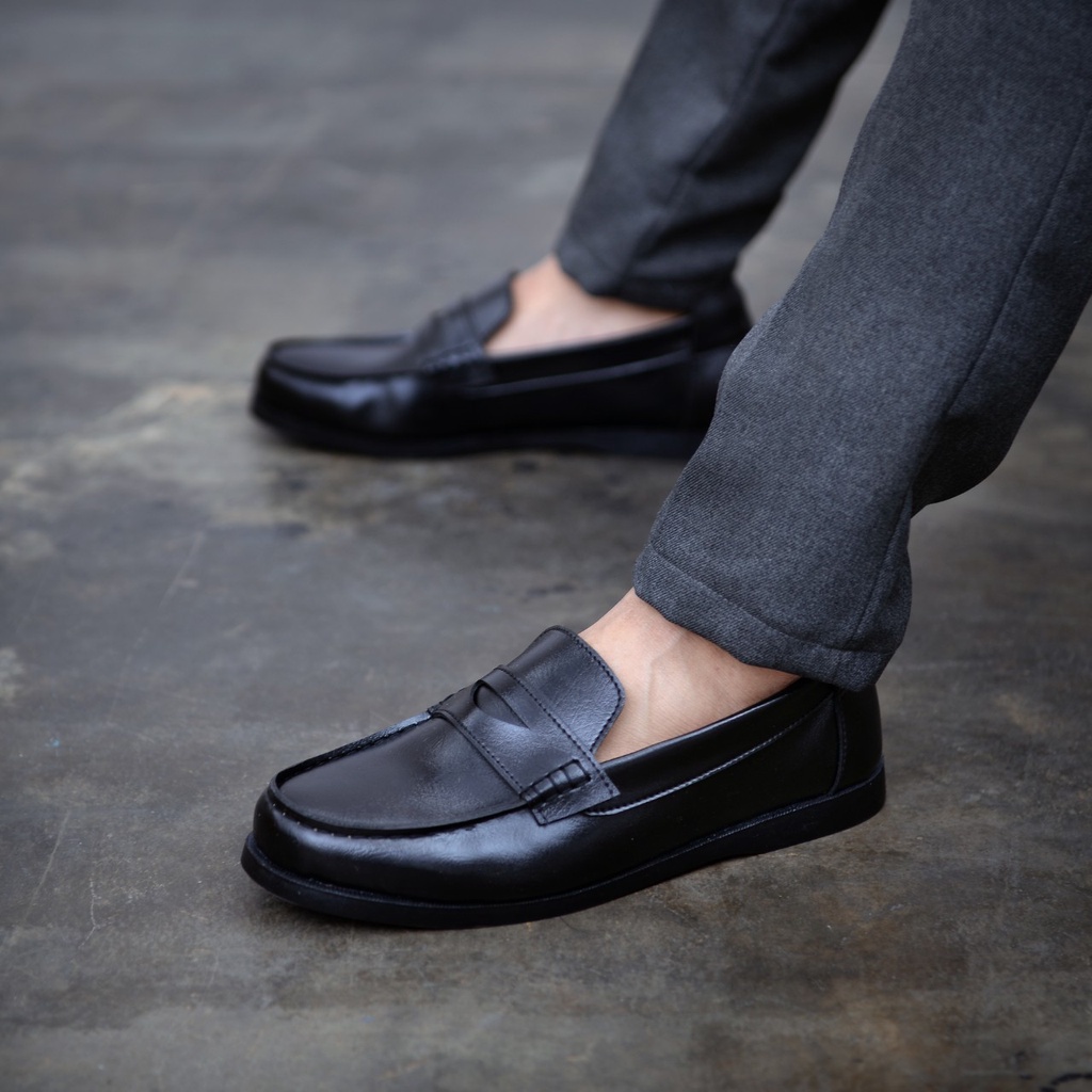 SepatuFormal Pantofel pria Resmi Formal Hitam Brown Casual Kantor Kuliah Kondangan Gereja Kerja PNS Guru CB7006