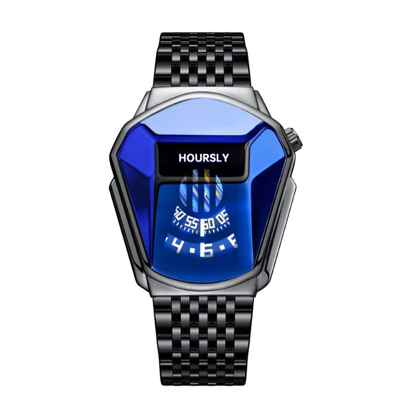 Jam Tangan HOURSLY Elegant BINBONO Watch WaterResistant 3 ATM Alienwear  Tahan Air dan Anti Karat Ellion Arthur Orion Obsidee Elve Maloch K9 Oneshoot Koa Lazert G114 Xm G119 Leganto Vexda k8 Ignace Air Venron K11 Ozca Vintage Luminous Dragonskin Riveign-HITAM BLUE