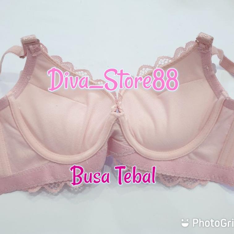 Bra | Bh T 2962 Original | Push Up Bra T Busa Tebal Pakai Kawat Sayap Lebar Kait 3 1M2