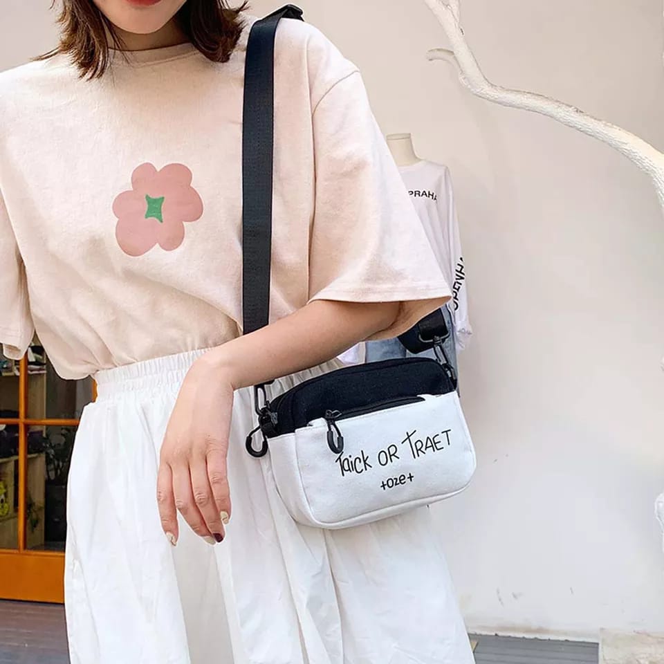 Charyatink - Tas selempang wanita Terbaru Model Korea Style kasual