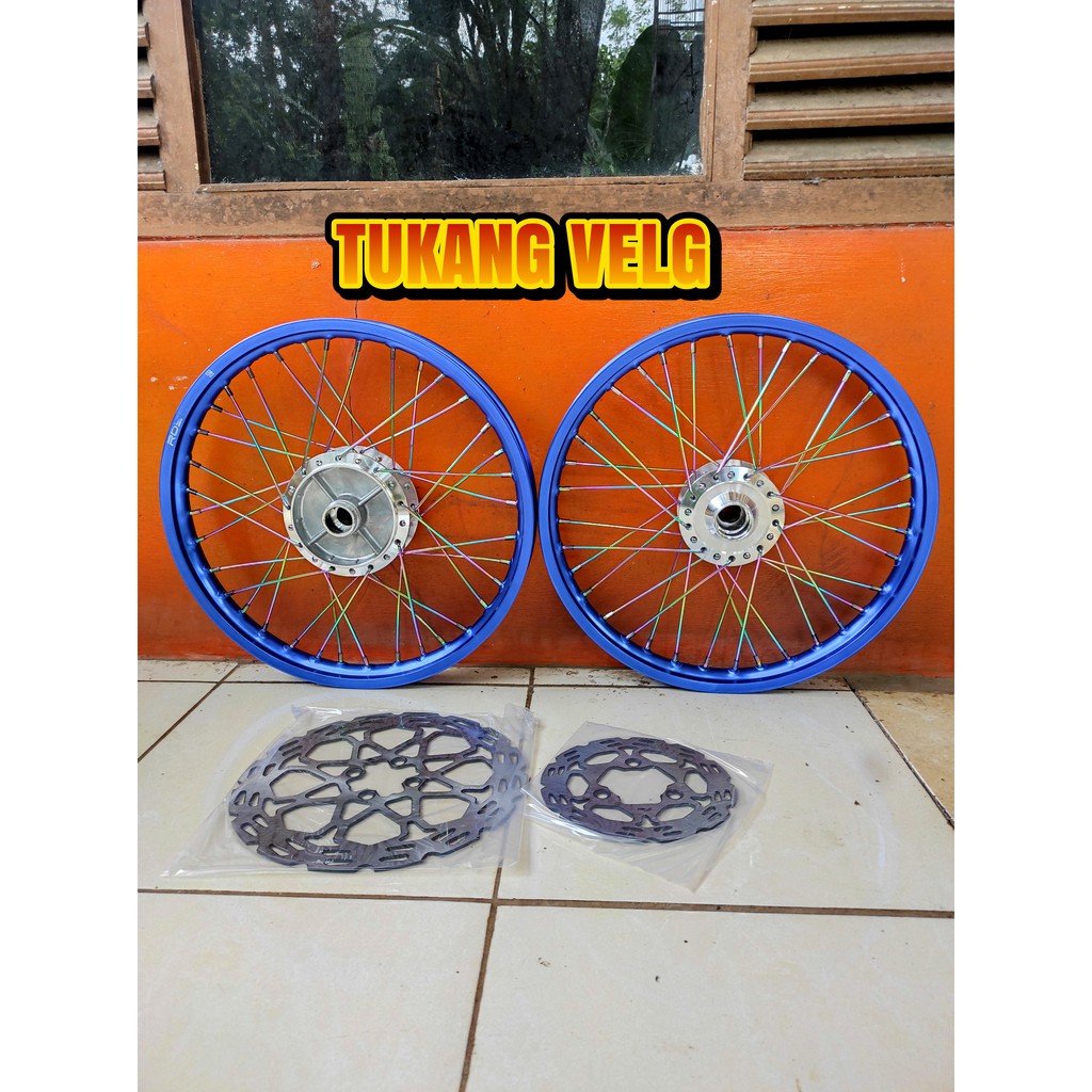 Velg jari jari Satria Fu 150 sepaket bonus piringan