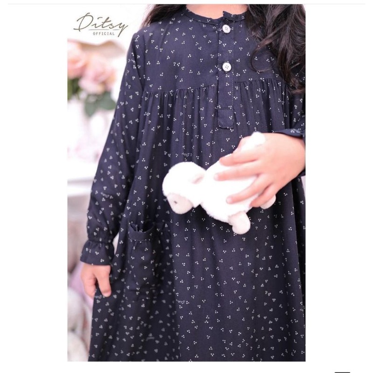 Ditsy little viridity black size 3