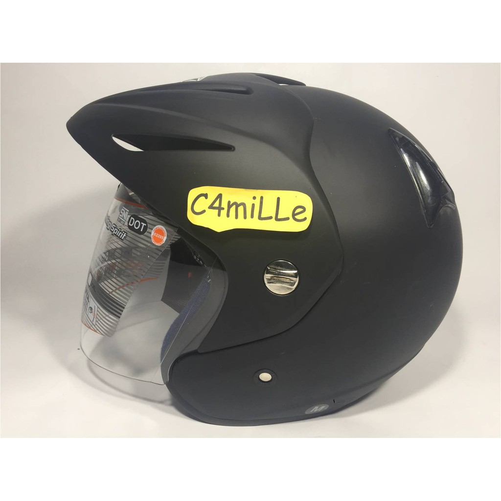 Gambar Cutting Helm  Retro Hitam  Dop Stiker  Merah Fullstiker