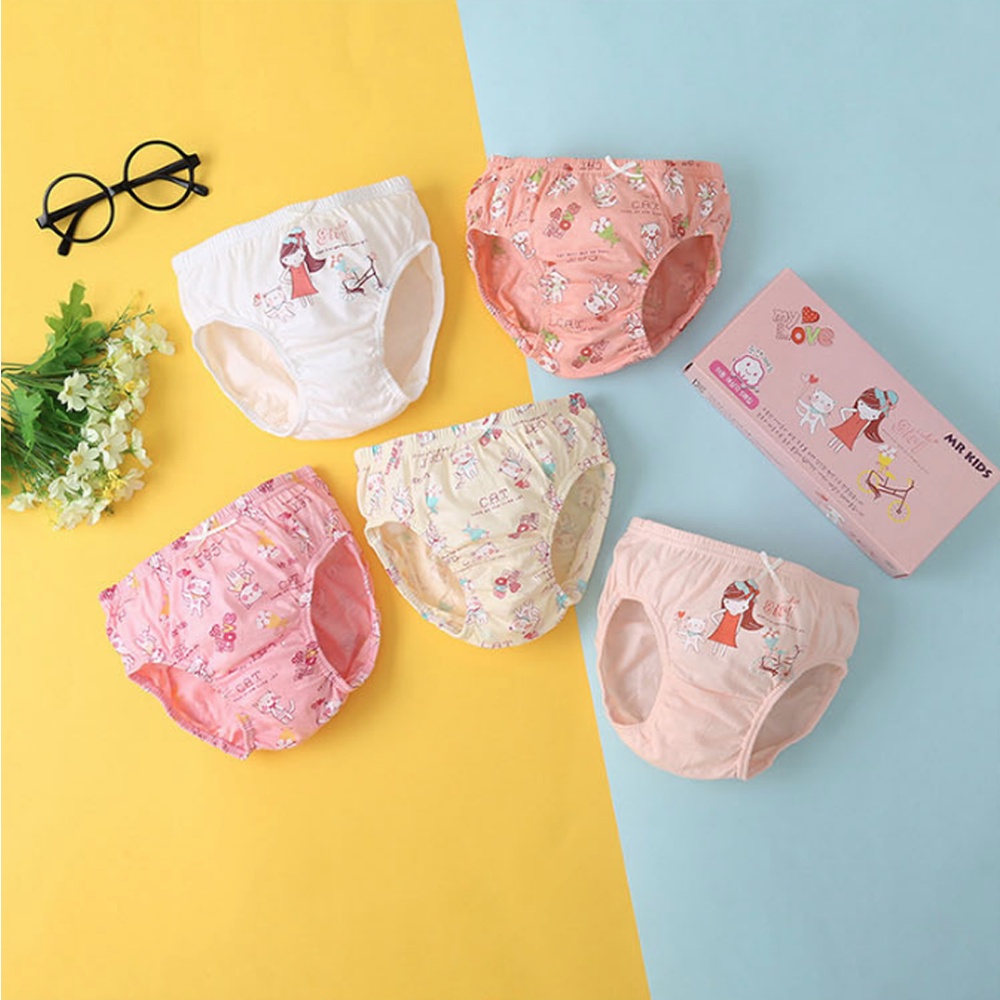 SET Celana Dalam Anak Perempuan Celana Dalam Anak katun Dengan Box Celana Dalam Anak perempuan Impor