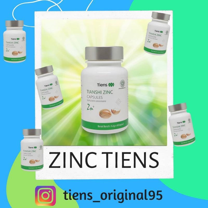 Promo ZINC Tiens DepKes BPOM ASLI DISKON tianshi zinc tiens